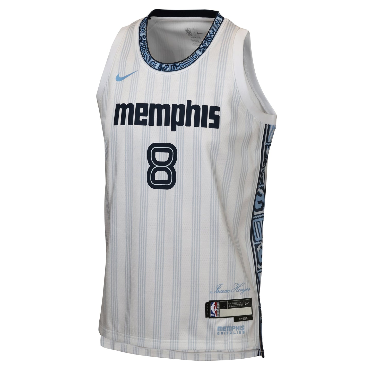 Youth Memphis Grizzlies Jaren Jackson Jr. Nike White 2025/26 City Edition Swingman Jersey