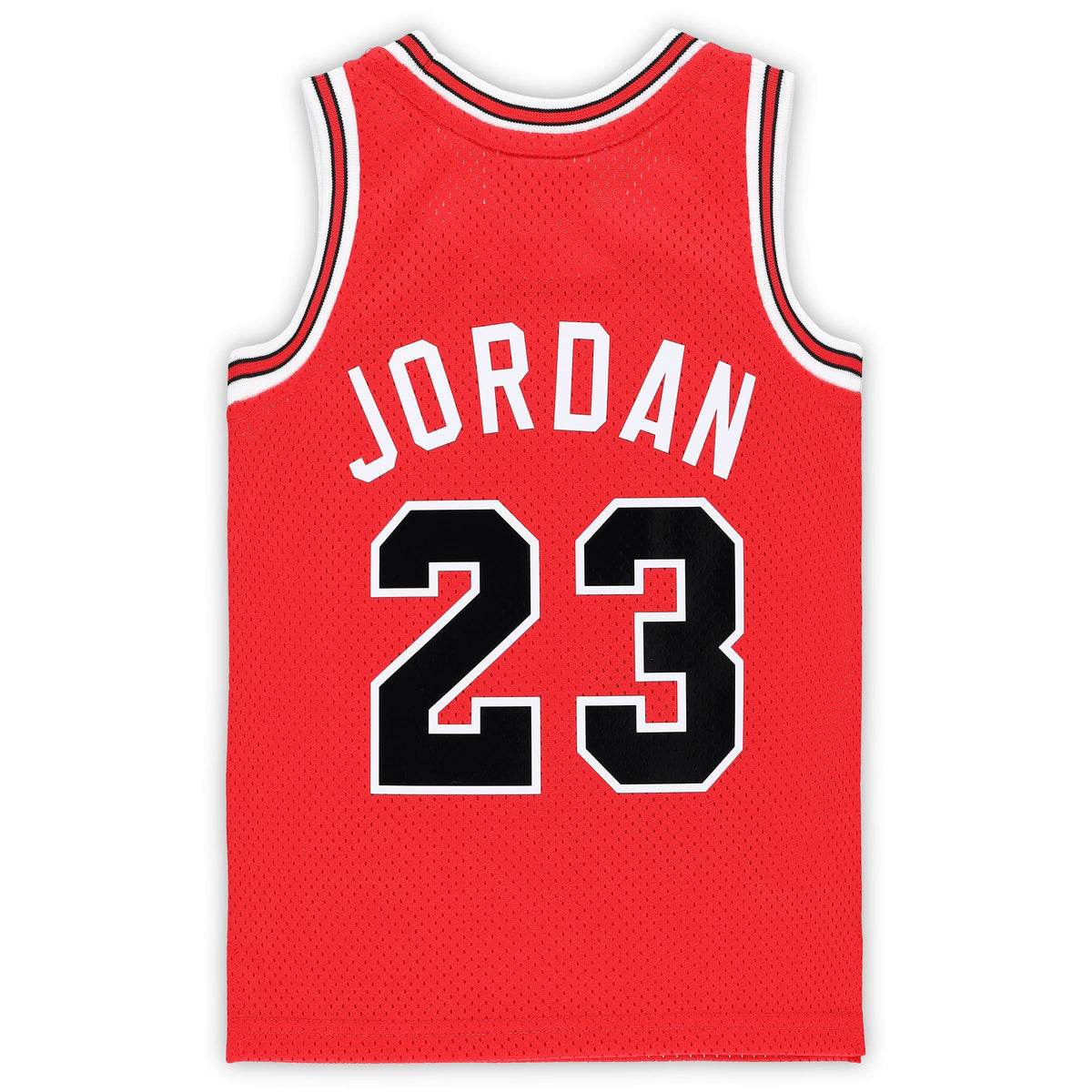 Preschool Chicago Bulls Michael Jordan Mitchell & Ness Red Hardwood Classics 1984/85 Authentic Swingman Jersey