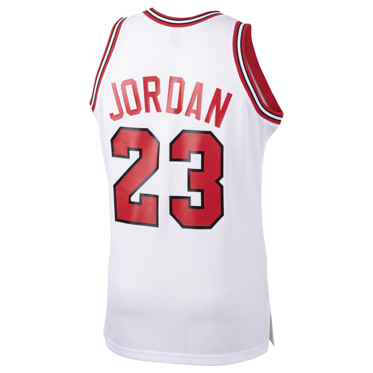 Men's Chicago Bulls Michael Jordan Mitchell & Ness White 1984/85 Hardwood Classics Rookie Authentic Jersey