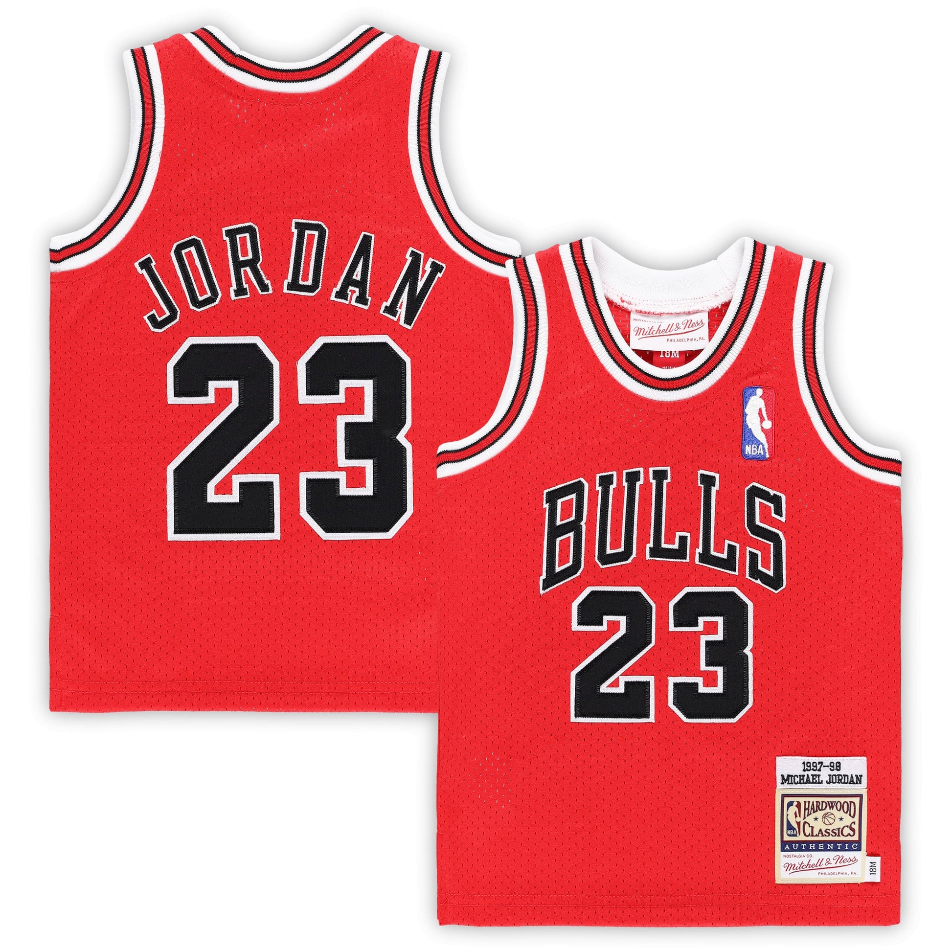 Infant Chicago Bulls Michael Jordan Mitchell & Ness Red 1985/86 Hardwood Classics Authentic Jersey