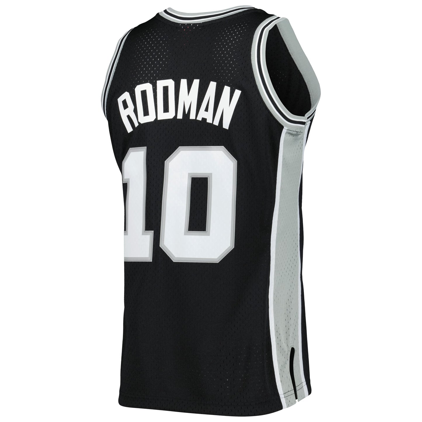 Men's San Antonio Spurs Dennis Rodman Mitchell & Ness Black 1993/94 Hardwood Classics Swingman Jersey