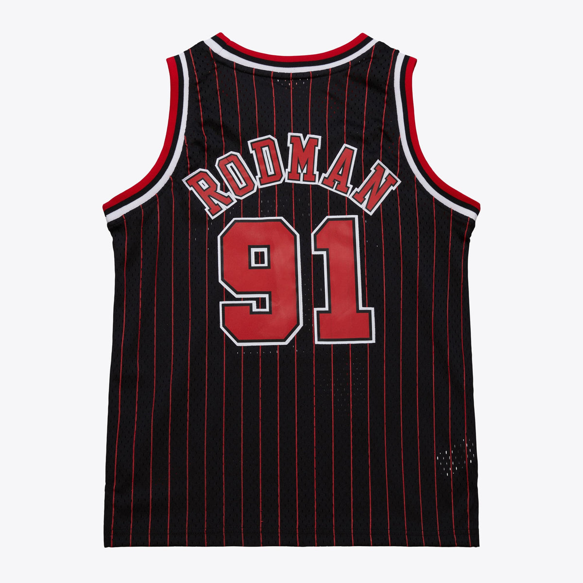 Youth Chicago Bulls Dennis Rodman Black 1995/96 Swingman Jersey