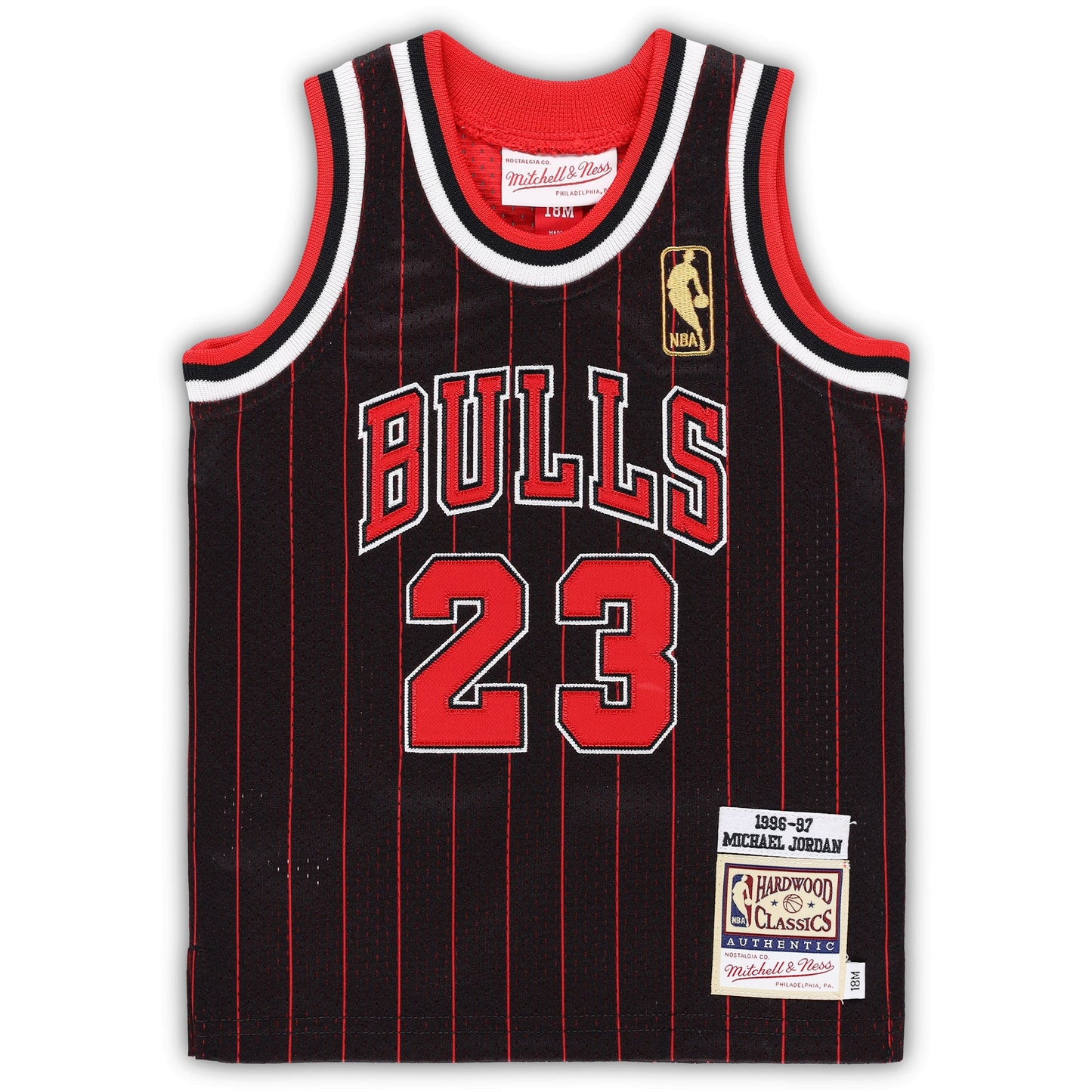 Infant Chicago Bulls Michael Jordan Mitchell & Ness Black 1996/97 Hardwood Classics Authentic Jersey