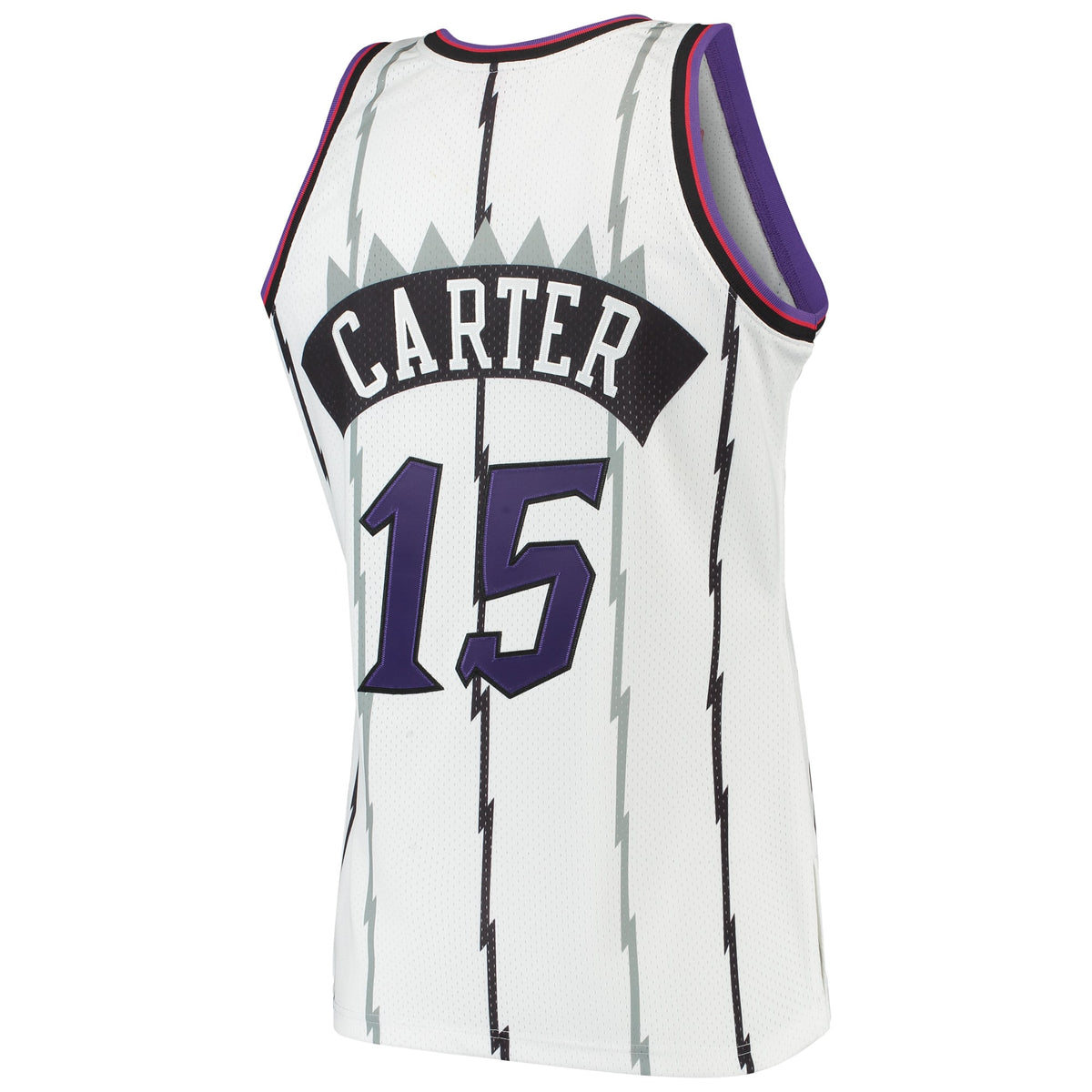 Men's Toronto Raptors Vince Carter Mitchell & Ness White 1998/99 Hardwood Classics Authentic Jersey