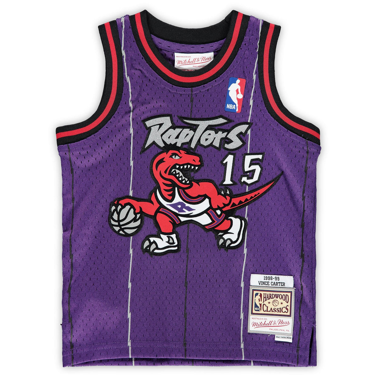 Infant Toronto Raptors Vince Carter Mitchell & Ness Purple 1998/99 Hardwood Classics Retired Player Jersey