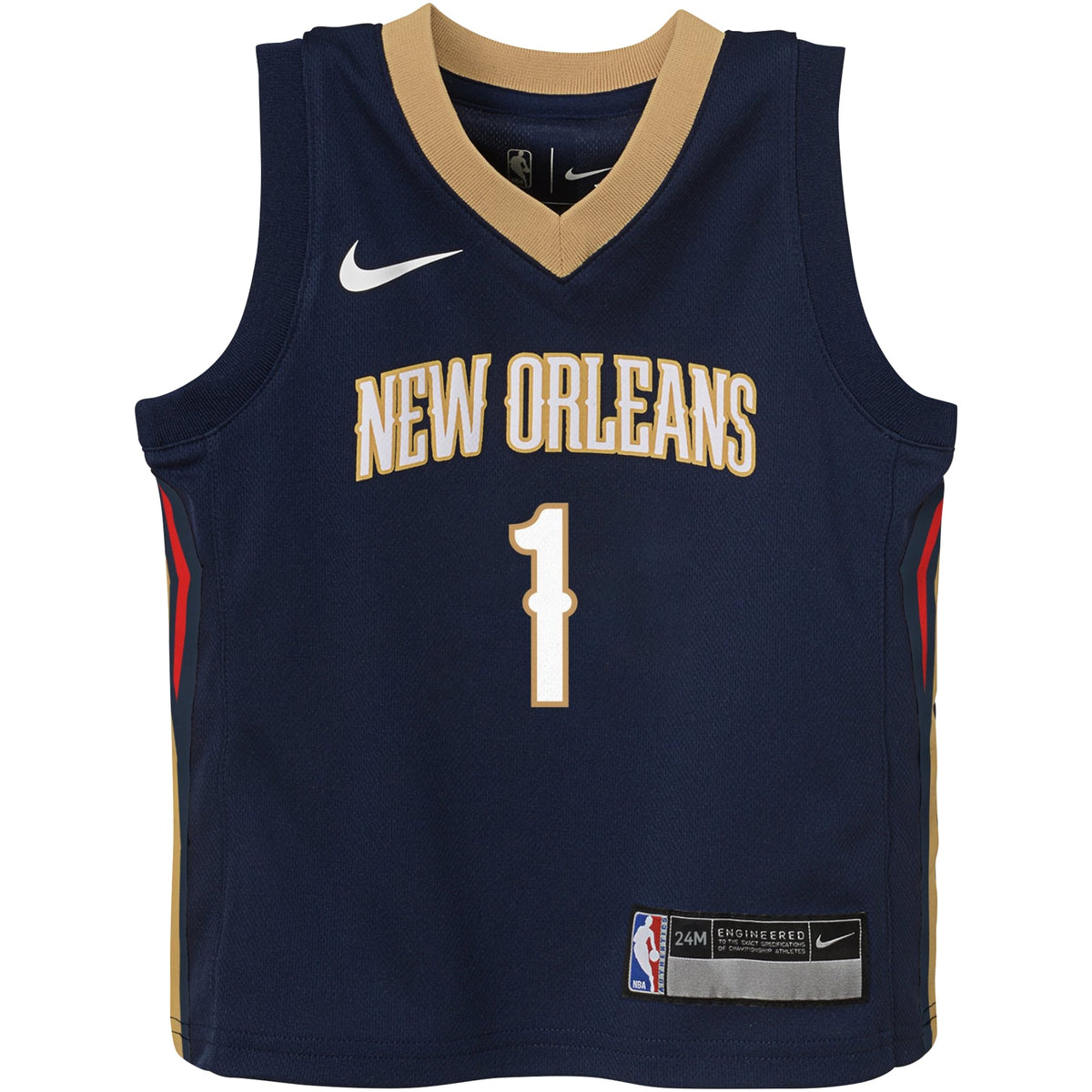 Infant New Orleans Pelicans Zion Williamson Nike Navy Swingman Player Jersey - Icon Edition