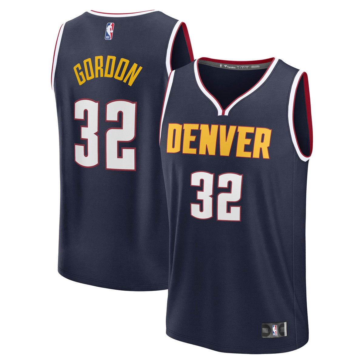 Men's Denver Nuggets Aaron Gordon Fanatics Navy Fast Break Replica Player Jersey - Icon Edition