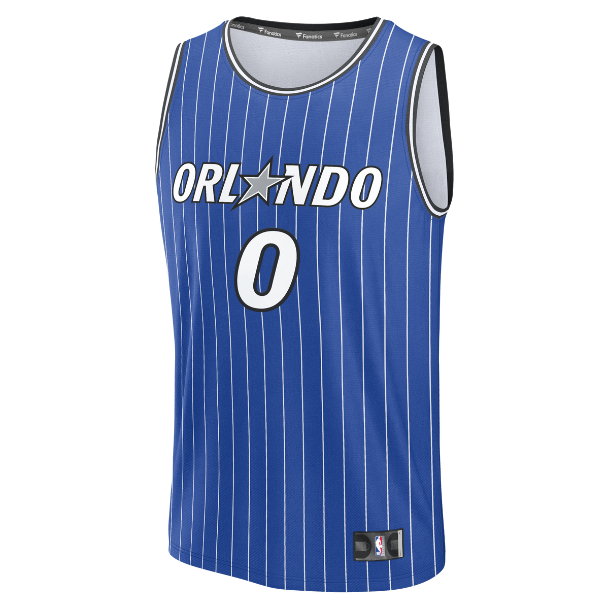 Men's Orlando Magic Anthony Black Fanatics Royal Fast Break Replica Jersey - Icon Edition