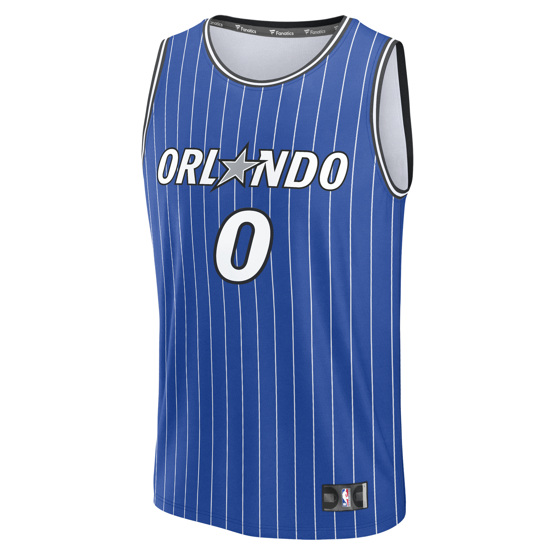 Men's Orlando Magic Anthony Black Fanatics Royal Fast Break Replica Jersey - Icon Edition