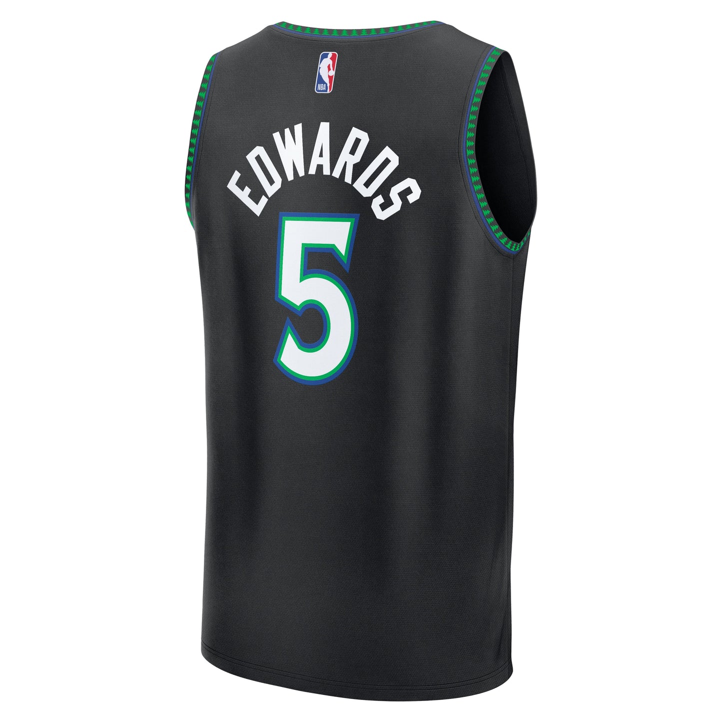 Men's Minnesota Timberwolves Anthony Edwards Fanatics Black Fast Break Jersey - Statement Edition