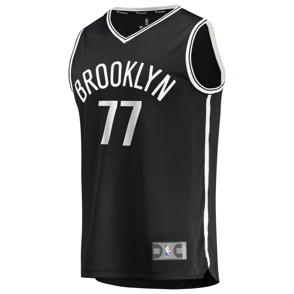 Men's Brooklyn Nets Ben Saraf Fanatics Black Fast Break Replica Jersey - Icon Edition