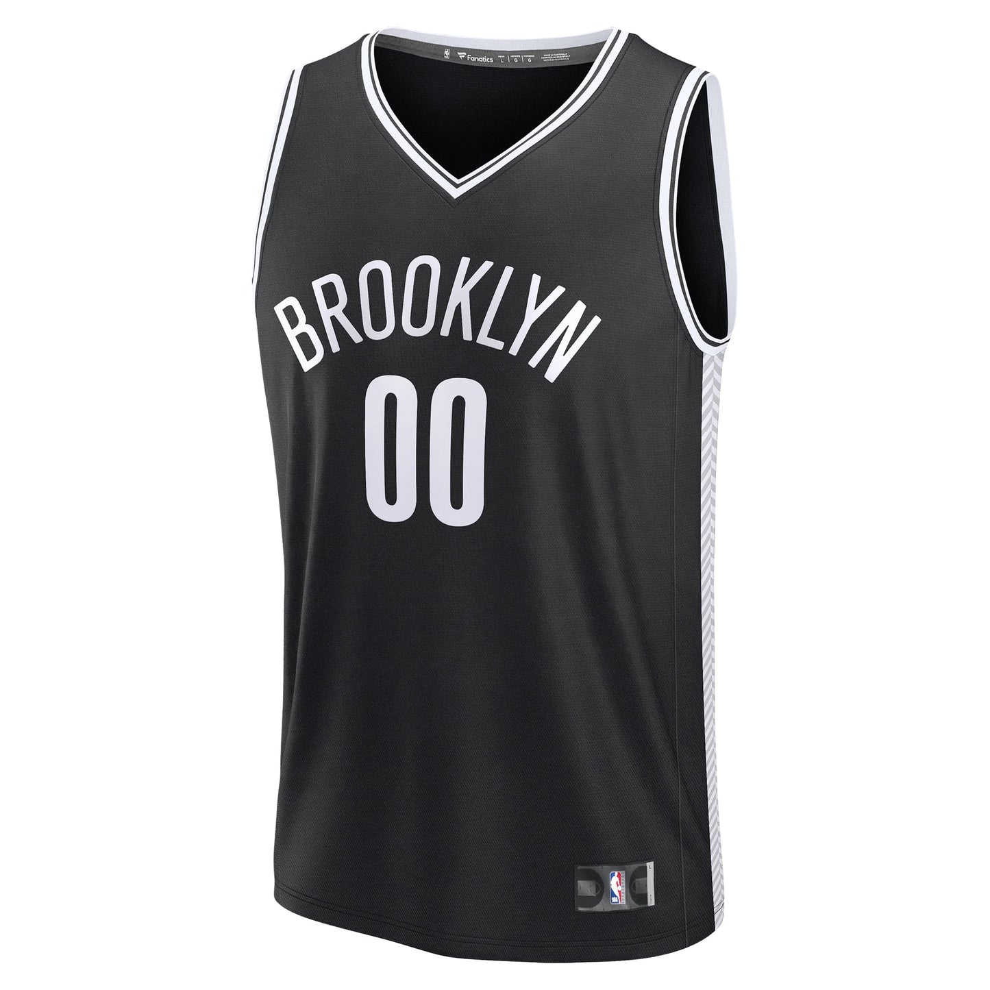 Men's Brooklyn Nets Fanatics Black Fast Break Custom Jersey - Icon Edition