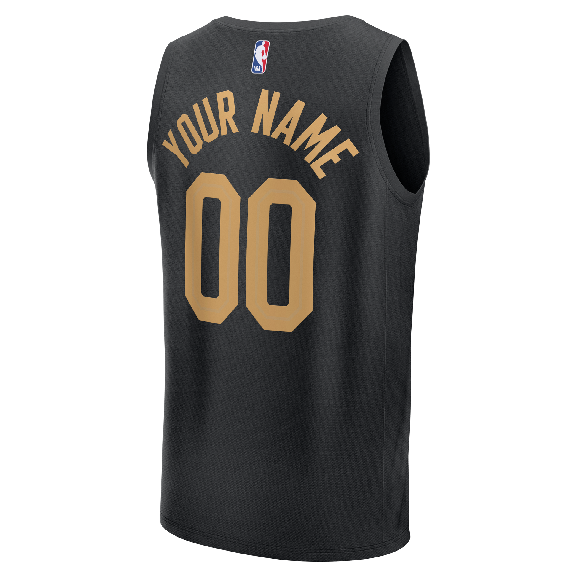 Men's Cleveland Cavaliers  Fanatics Black Fast Break Custom Jersey - Icon Edition
