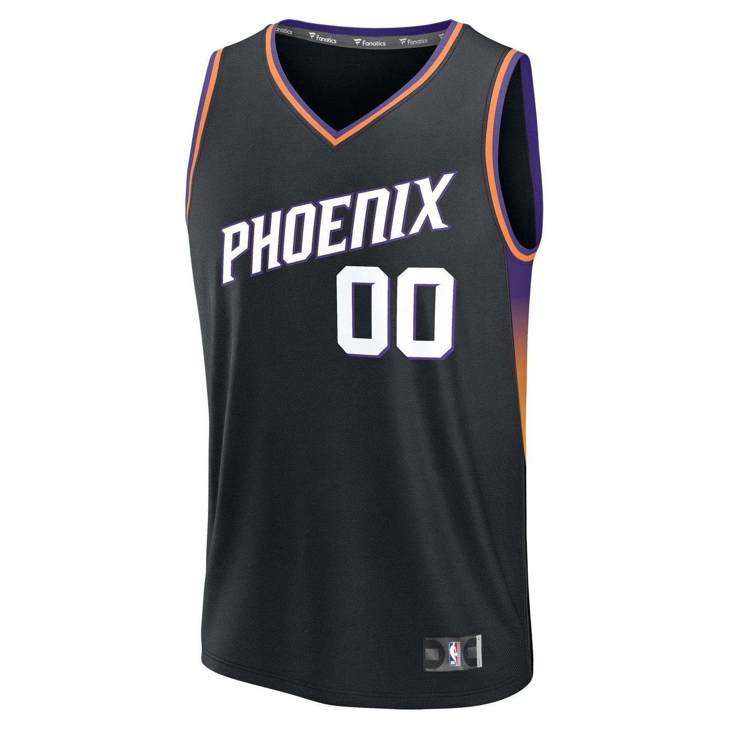 Men's Phoenix Suns  Fanatics Black Fast Break Custom Jersey - Icon Edition