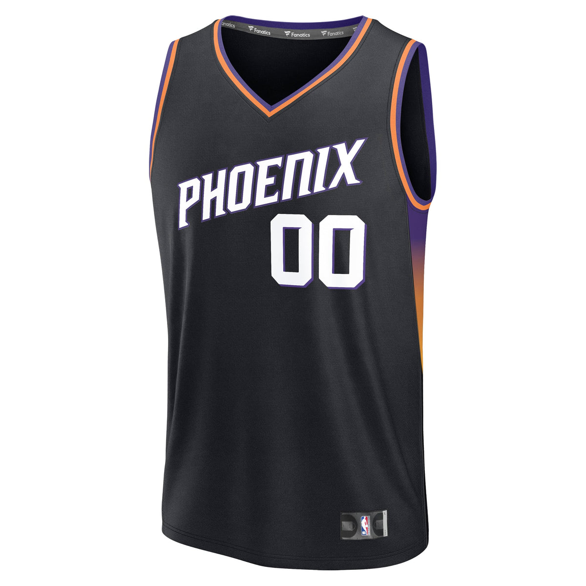 Men's Phoenix Suns  Fanatics Black Fast Break Custom Jersey - Icon Edition
