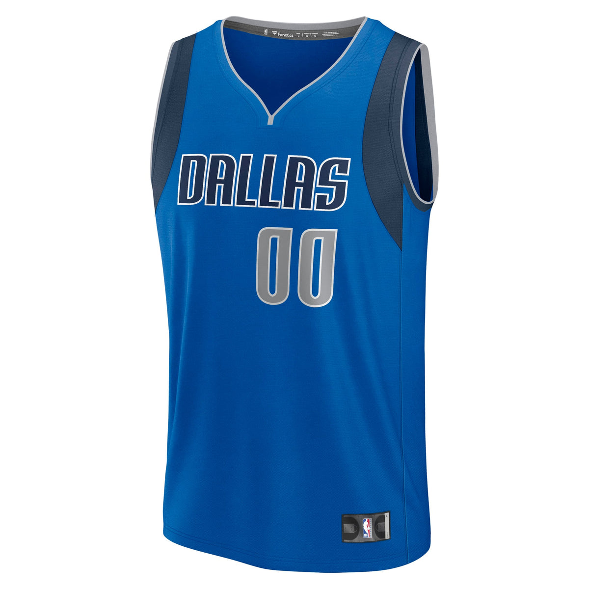 Men's Dallas Mavericks Fanatics Blue Fast Break Custom Jersey - Icon Edition