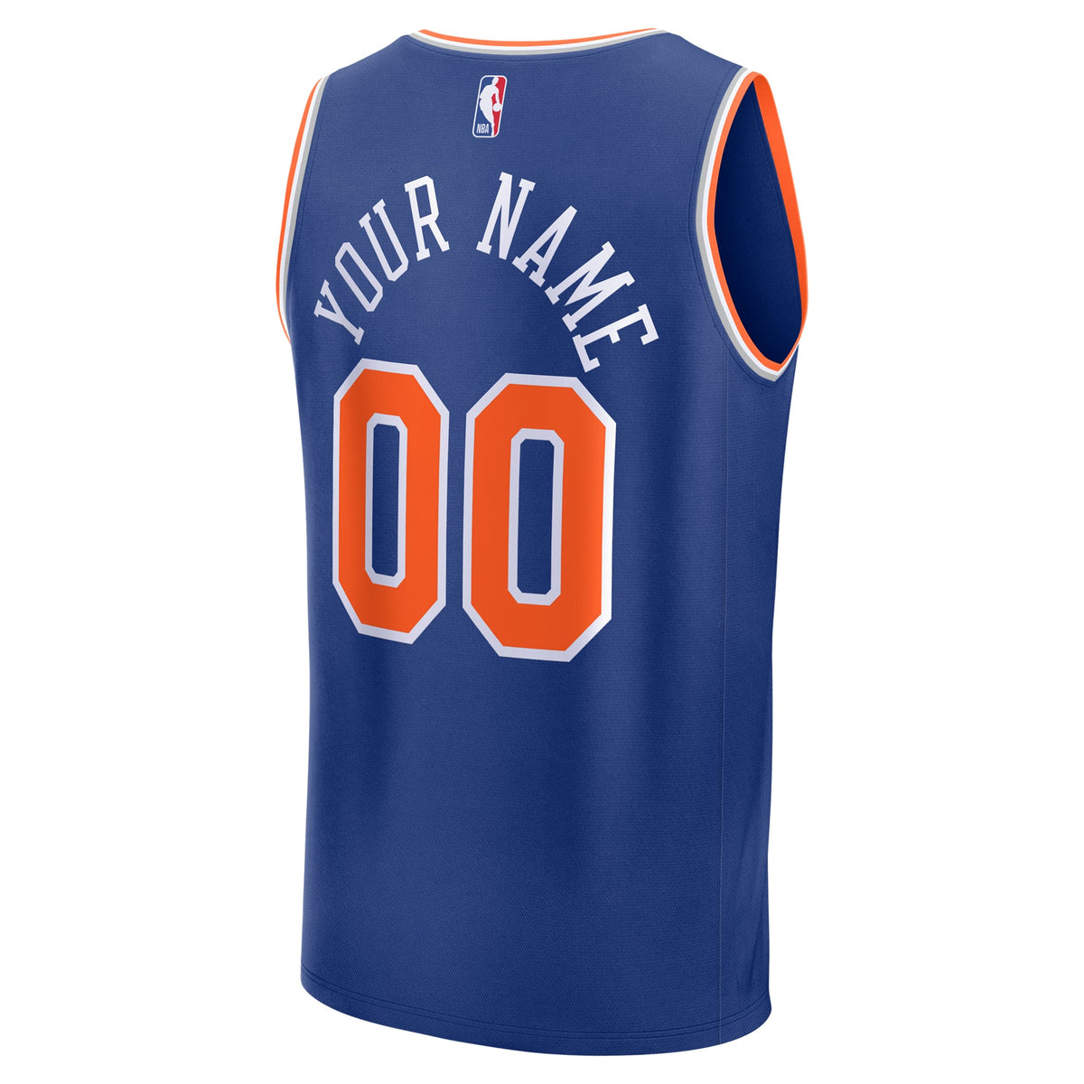 Men's New York Knicks Fanatics Blue Fast Break Custom Jersey - Icon Edition