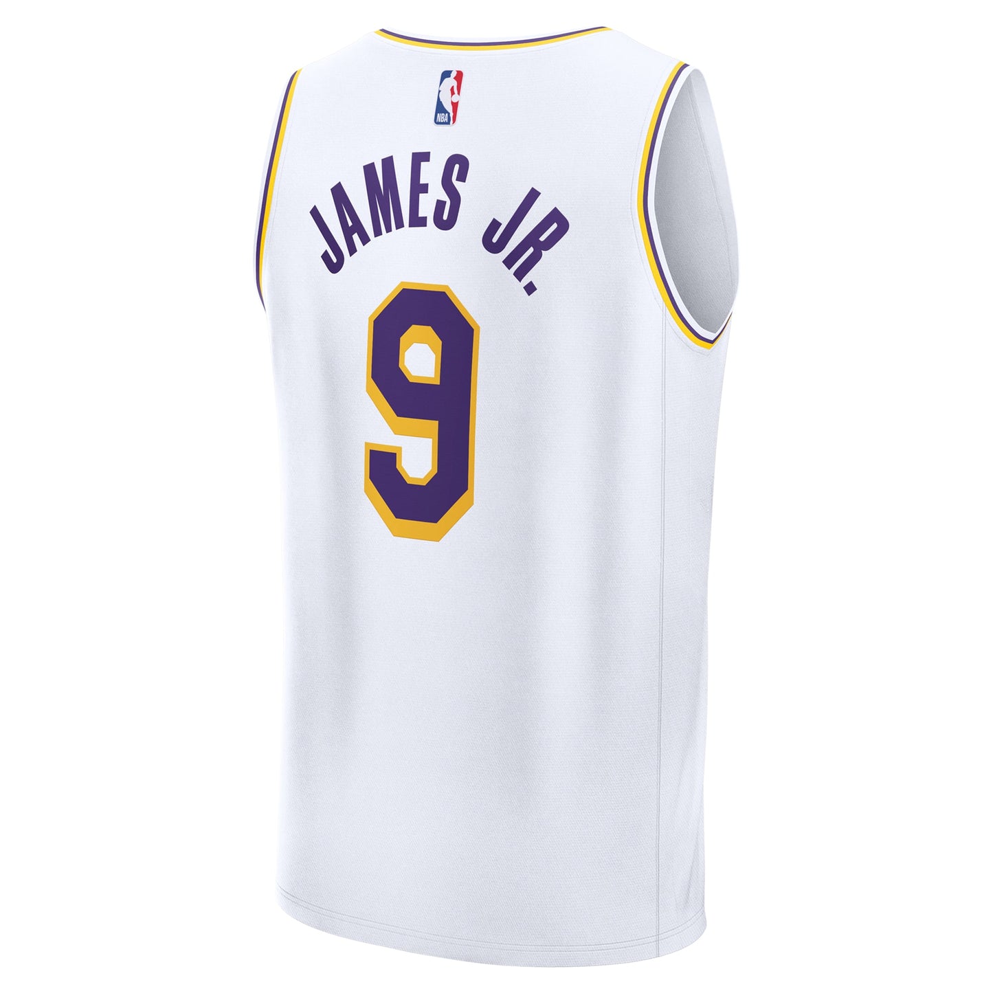 Men's Los Angeles Lakers Bronny James Fanatics White Fast Break Replica Player Jersey - Association Edition