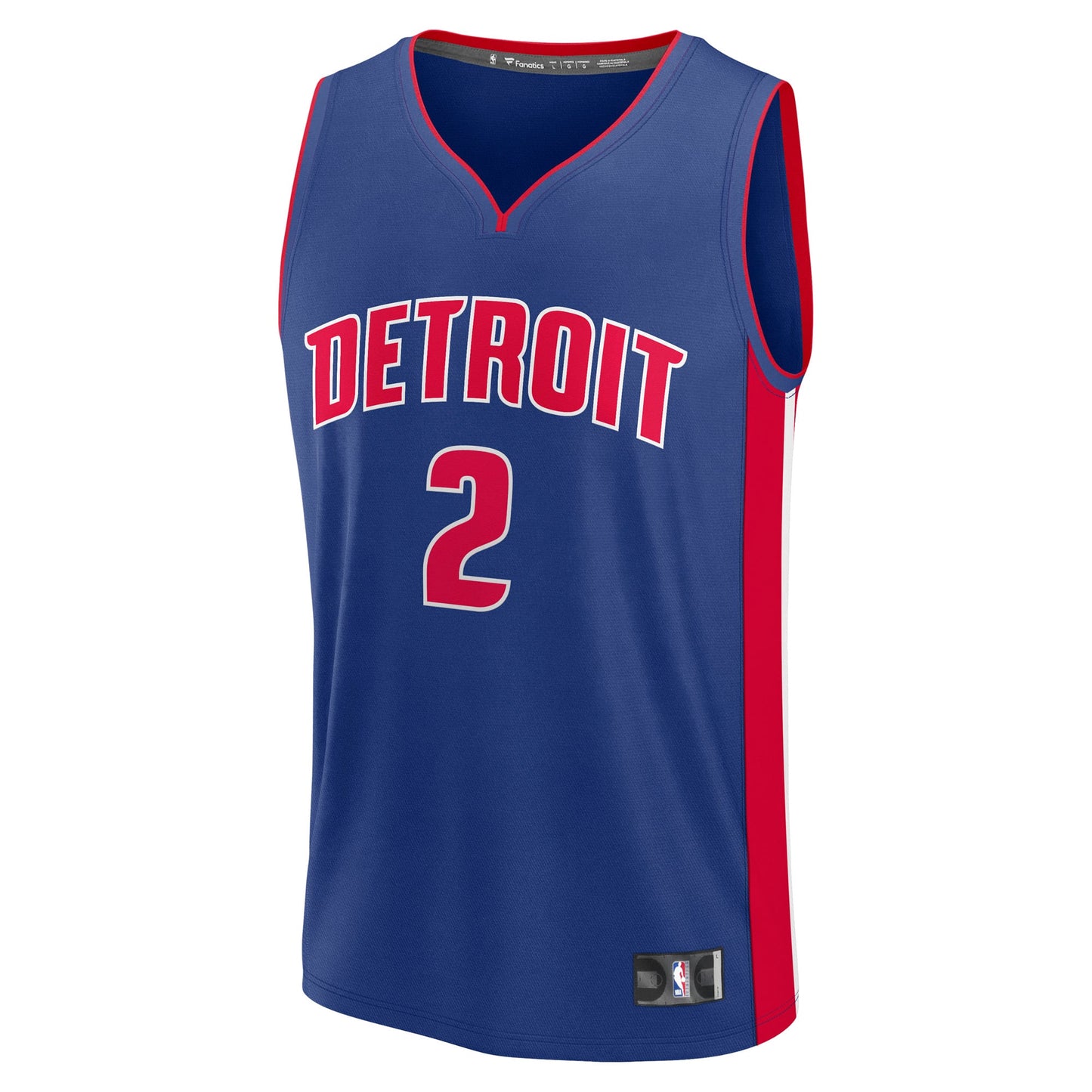 Men's Detroit Pistons Cade Cunningham Fanatics Blue Fast Break Replica Player Jersey - Icon Edition