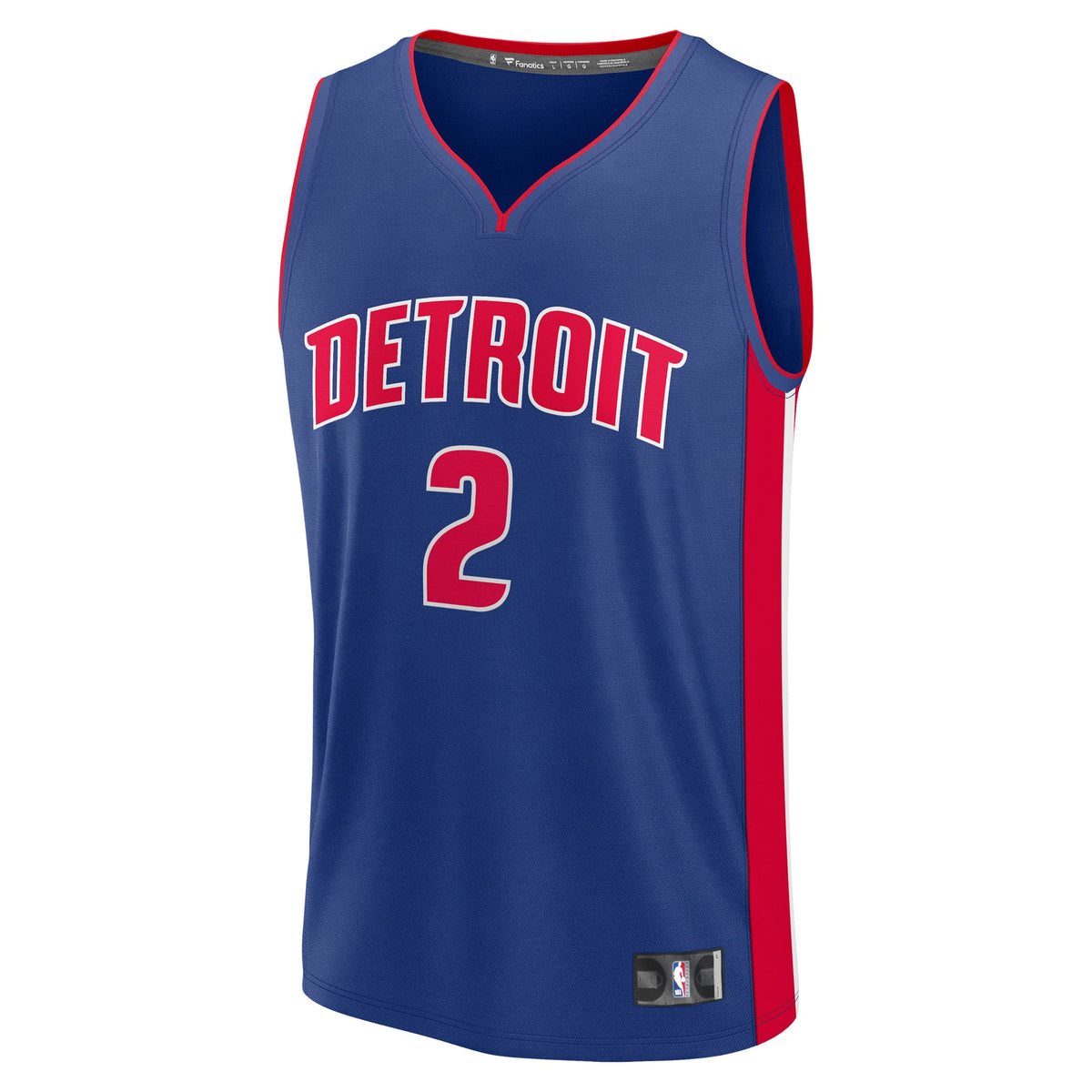 Men's Detroit Pistons Cade Cunningham Fanatics Blue Fast Break Replica Player Jersey - Icon Edition