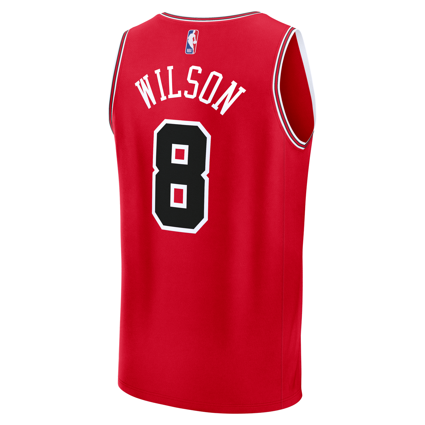 Men's Chicago Bulls Caleb Wilson Fanatics Red 2026 NBA Draft First Round Pick Fast Break Jersey - Icon Edition