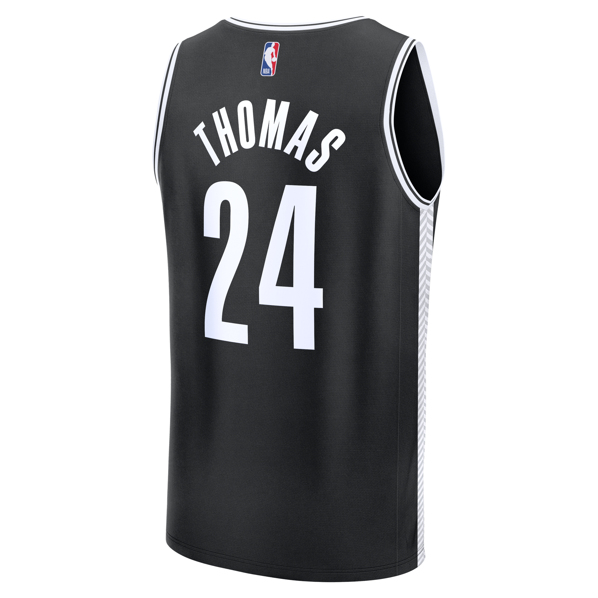 Men's Brooklyn Nets Cam Thomas Fanatics Black Fast Break Replica Jersey - Icon Edition