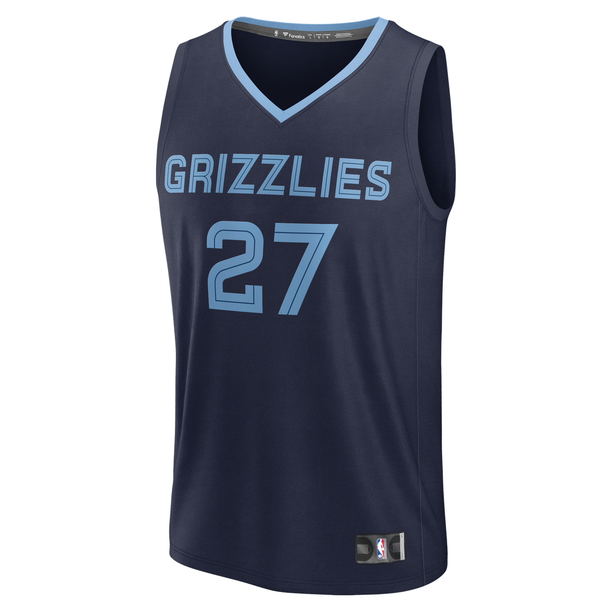 Men's Memphis Grizzlies Cameron Boozer Fanatics Navy 2026 NBA Draft First Round Pick Fast Break Jersey - Icon Edition