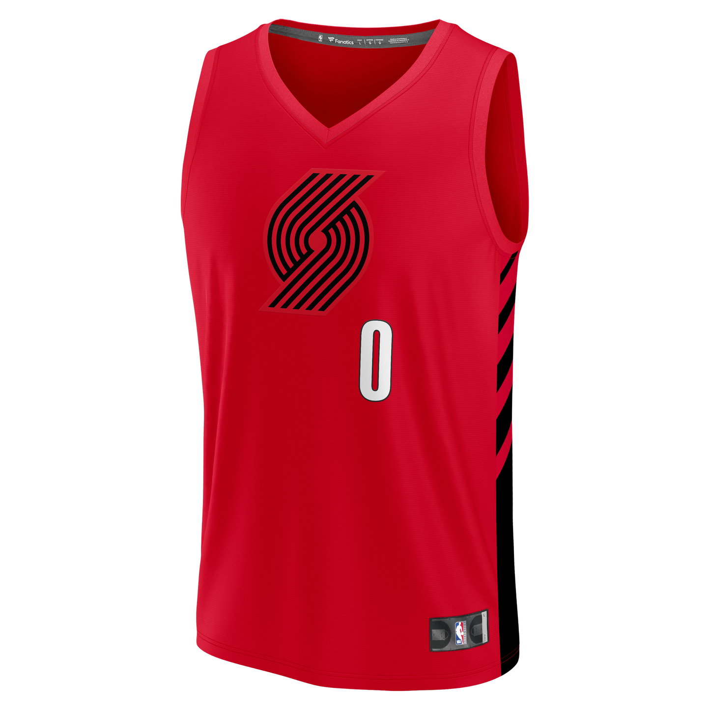 Men's Portland Trail Blazers Damian Lillard Fanatics Red Fast Break Replica Jersey - Statement Edition
