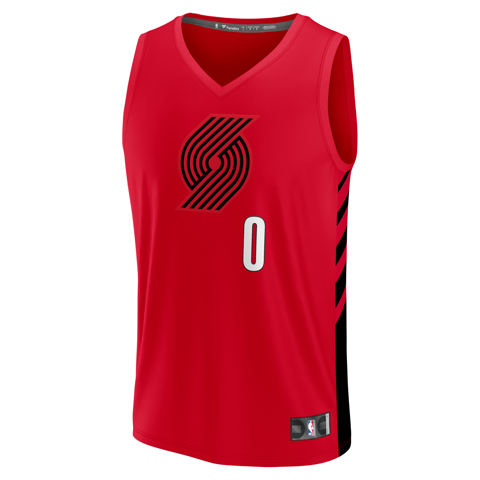 Men's Portland Trail Blazers Damian Lillard Fanatics Red Fast Break Replica Jersey - Statement Edition