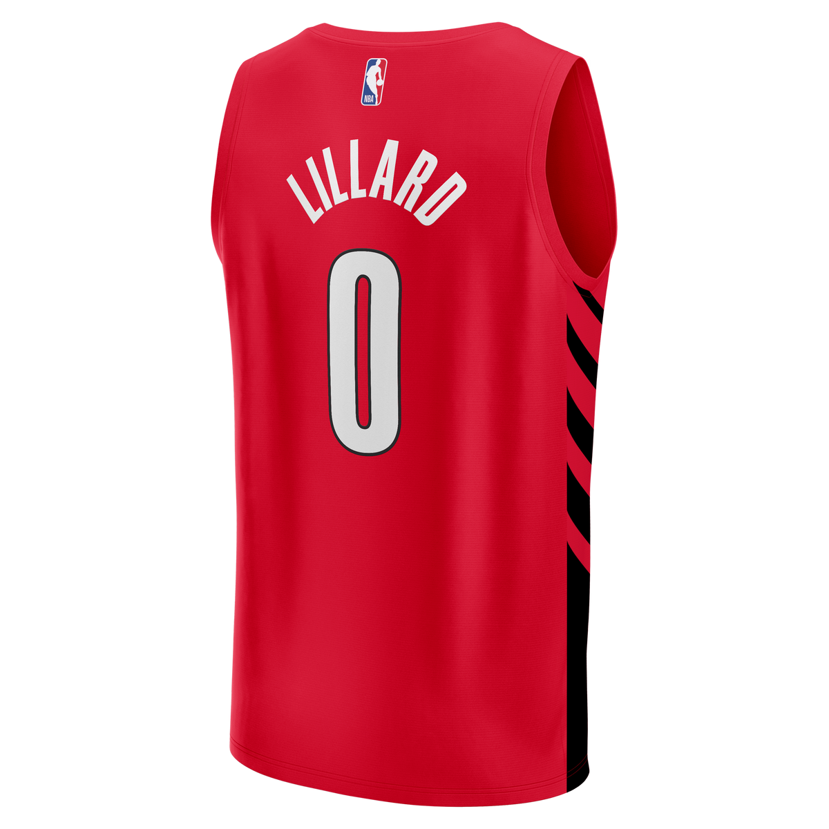 Men's Portland Trail Blazers Damian Lillard Fanatics Red Fast Break Replica Jersey - Statement Edition
