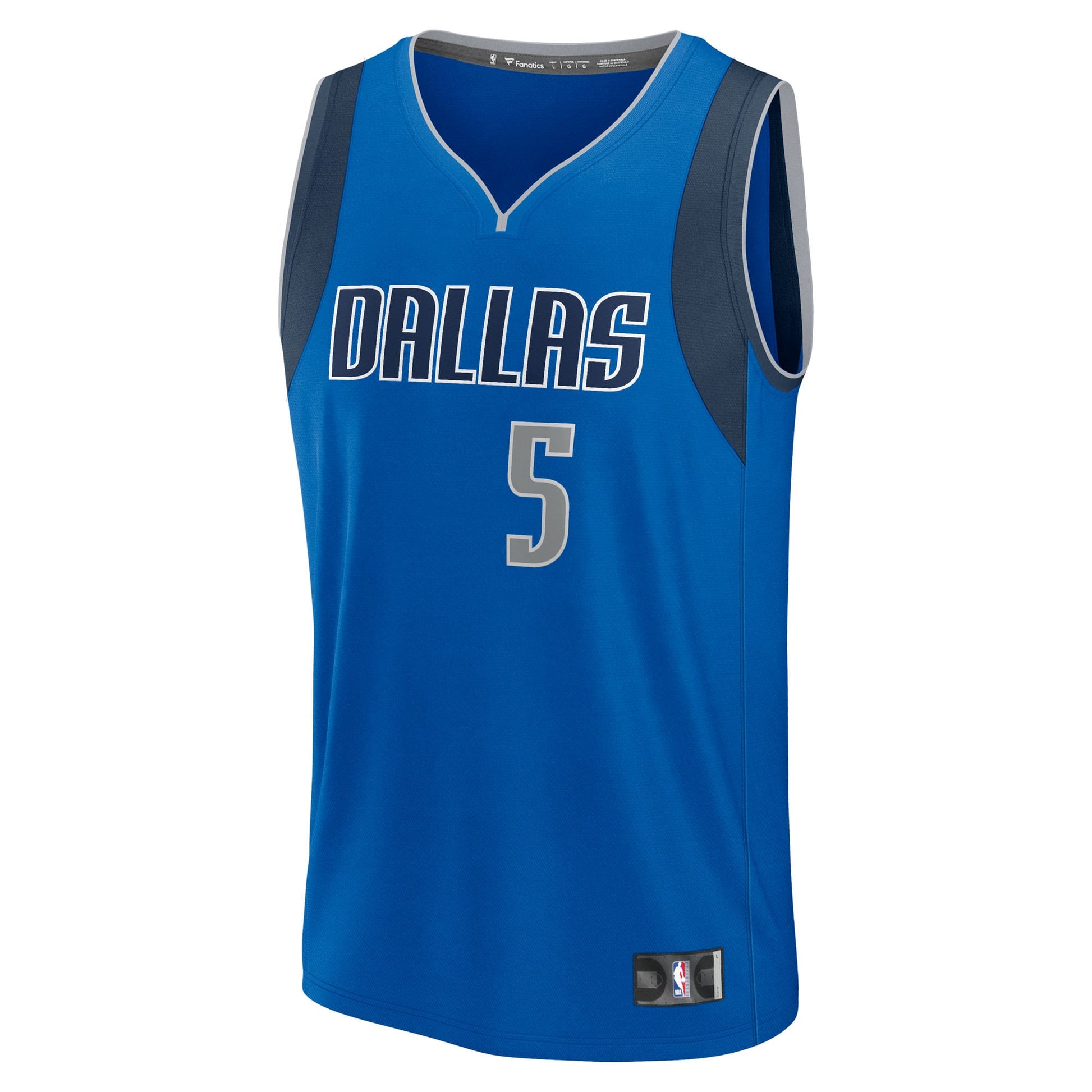 Men's Dallas Mavericks D'Angelo Russell Fanatics Blue Fast Break Replica Player Jersey - Icon Edition