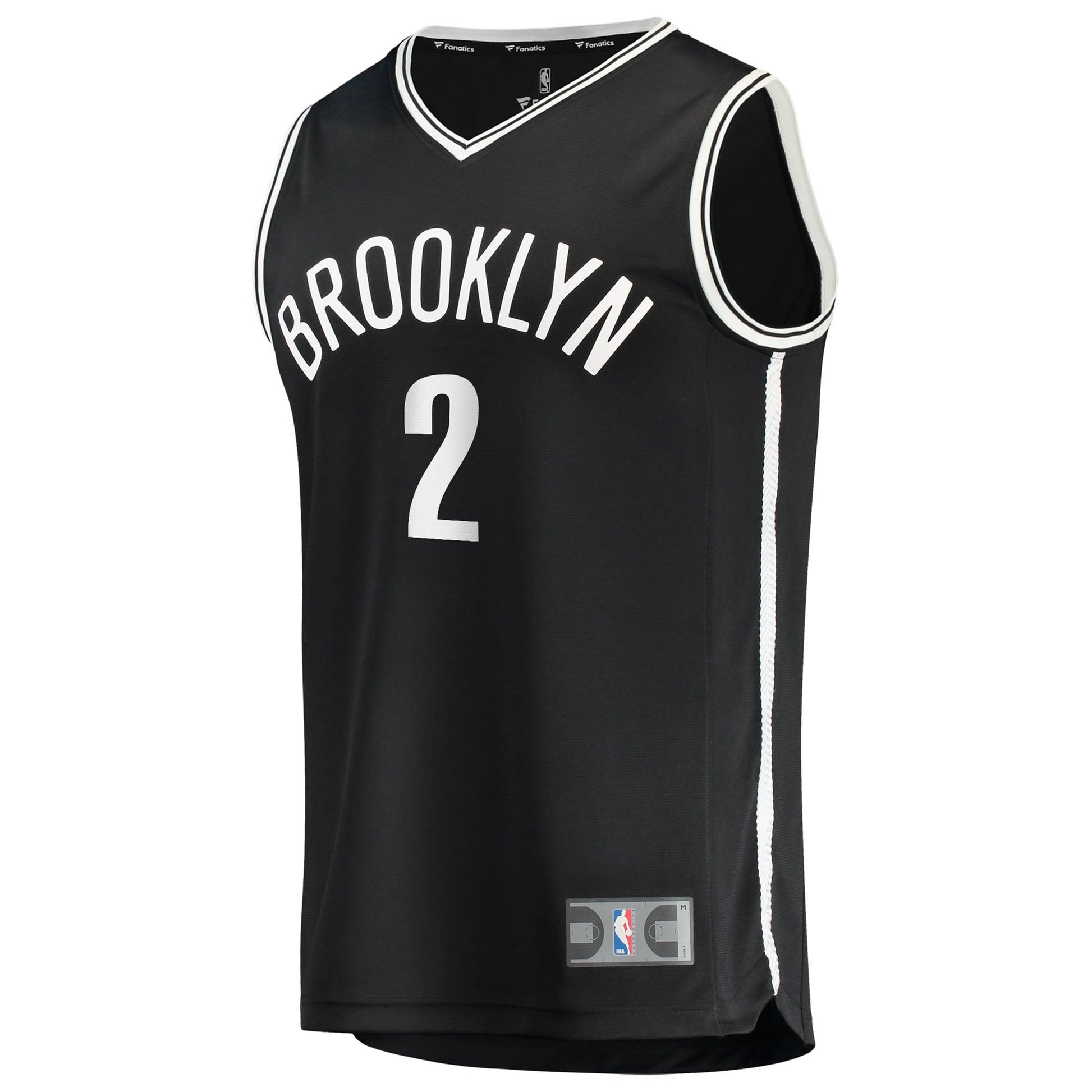 Men's Brooklyn Nets Daniel Wolf Fanatics Black Fast Break Replica Jersey - Icon Edition