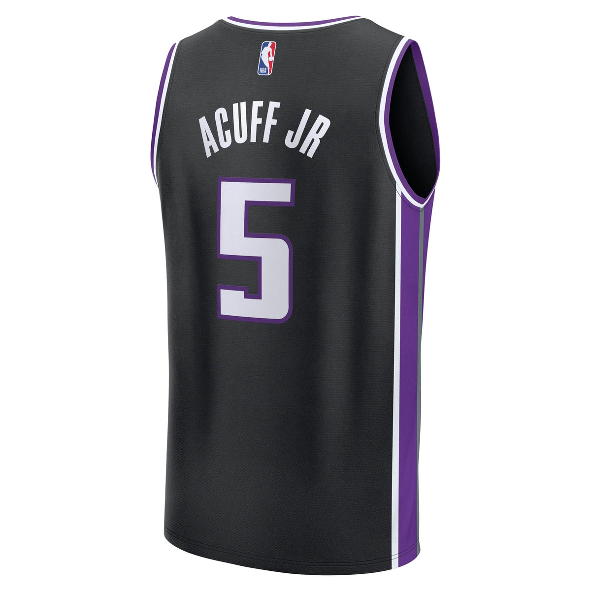 Men's Sacramento Kings Darius Acuff Jr. Fanatics Black 2026 NBA Draft First Round Pick Fast Break Jersey - Icon Edition