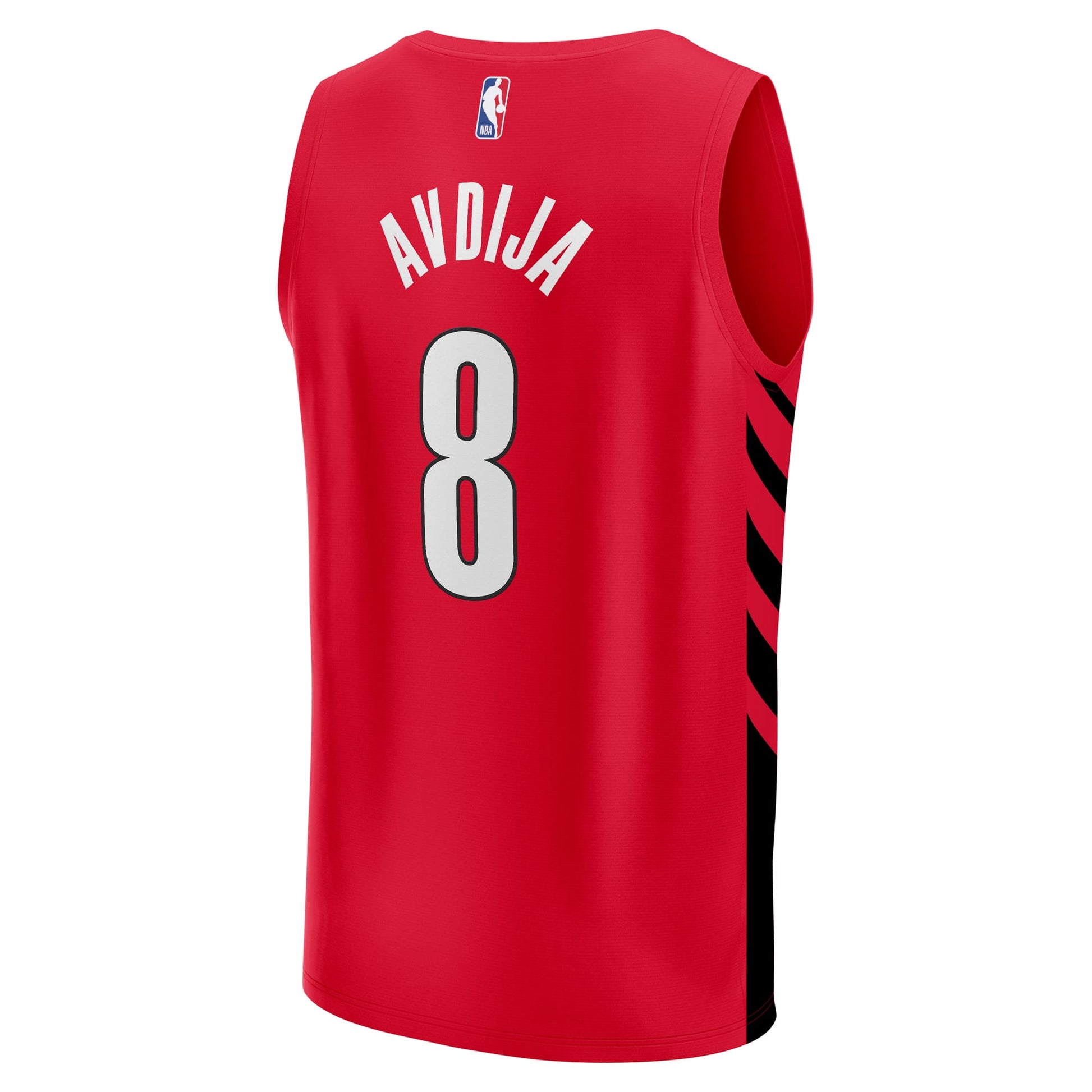 Men's Portland Trail Blazers Deni Avdija Fanatics Red Fast Break Player Jersey - Statement Edition