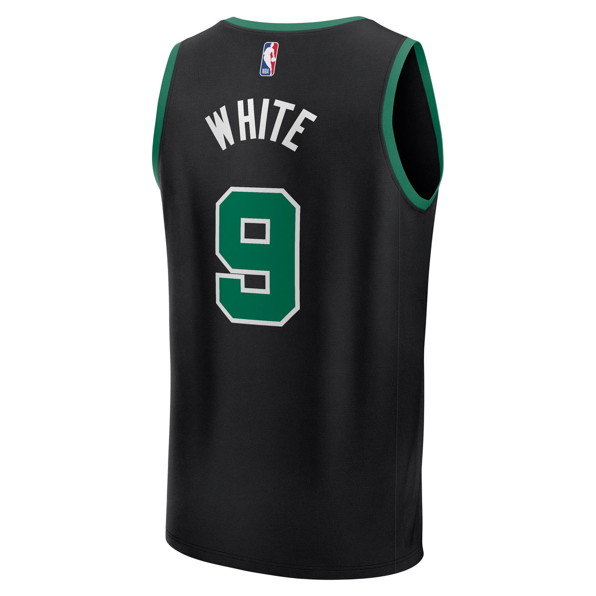 Men's Boston Celtics Derrick White Fanatics Black Fast Break Replica Player Jersey - Statement Edition