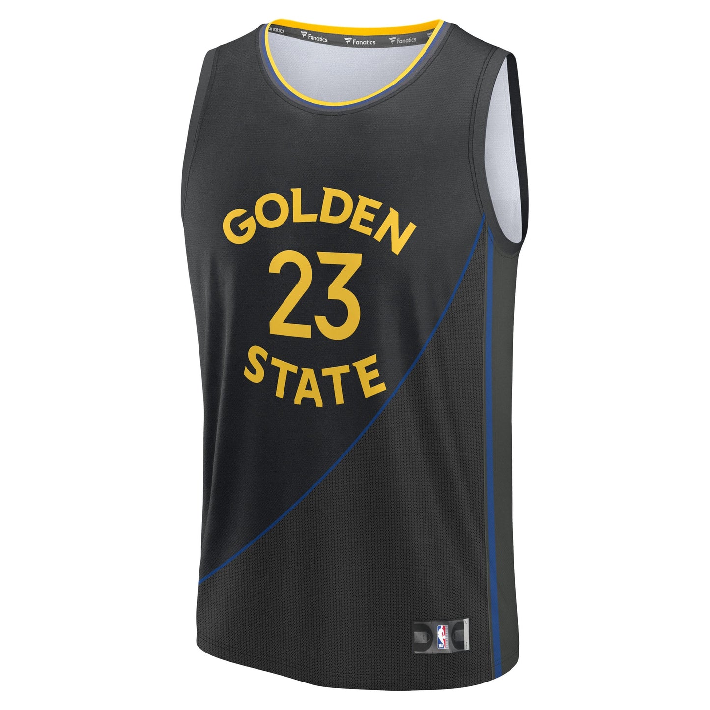 Men's Golden State Warriors Draymond Green Fanatics Black Fast Break Replica Player Jersey - Statement Edition