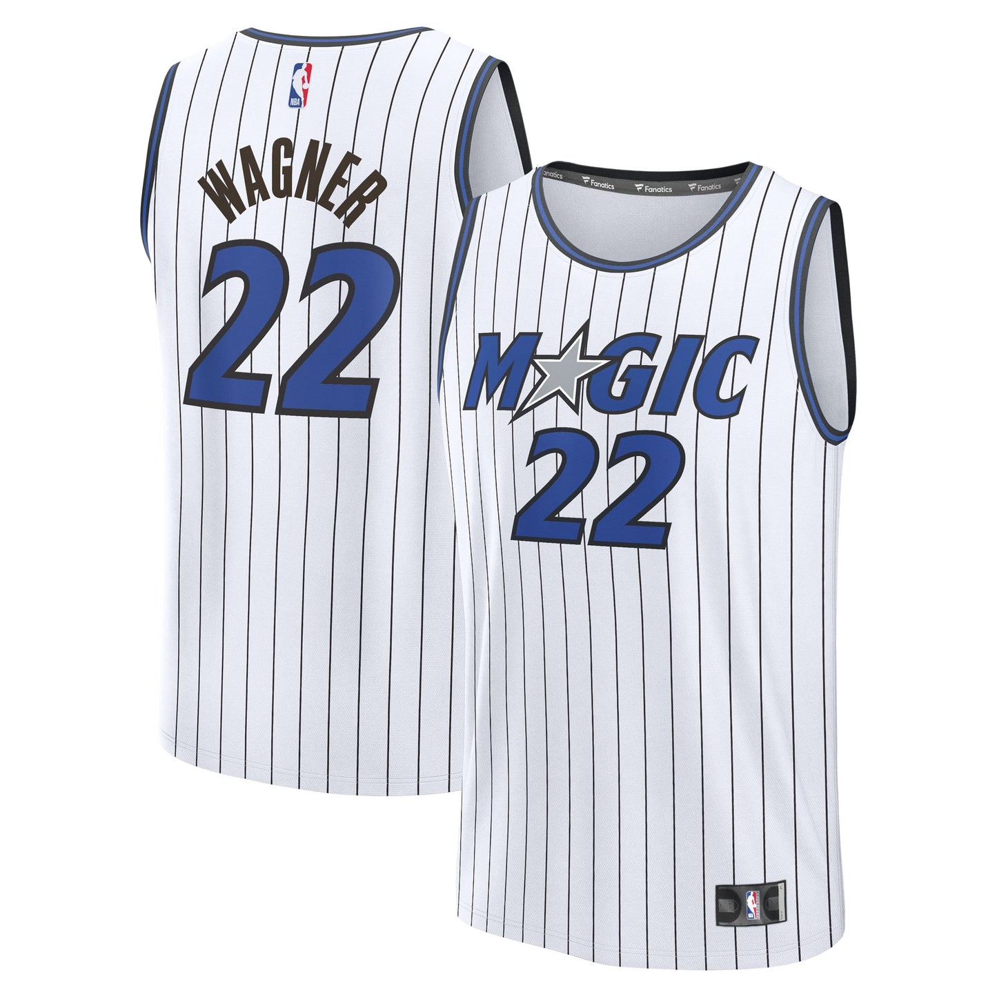 Men's Orlando Magic Franz Wagner Fanatics White Fast Break Replica Player Jersey - Association Edition