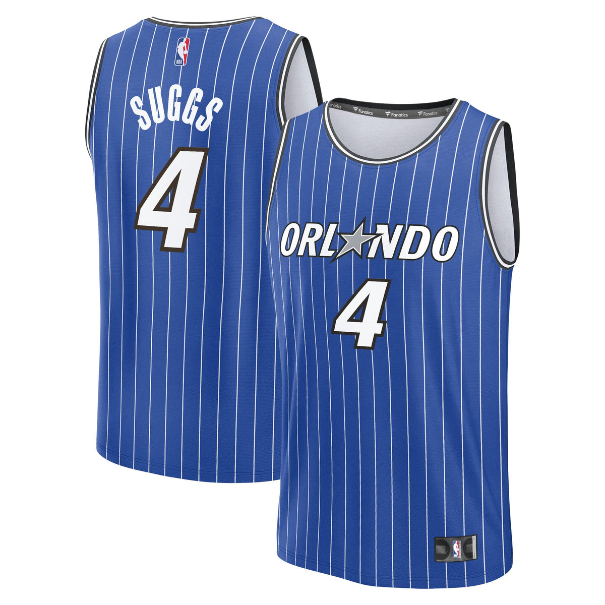 Men's Orlando Magic Jalen Suggs Fanatics Blue Fast Break Jersey - Icon Edition
