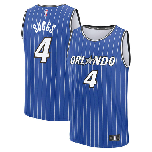 Men's Orlando Magic Jalen Suggs Fanatics Blue Fast Break Jersey - Icon Edition