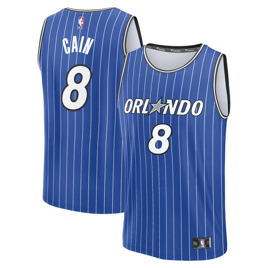 Men's Orlando Magic Jamal Cain Fanatics Blue Fast Break Jersey - Icon Edition
