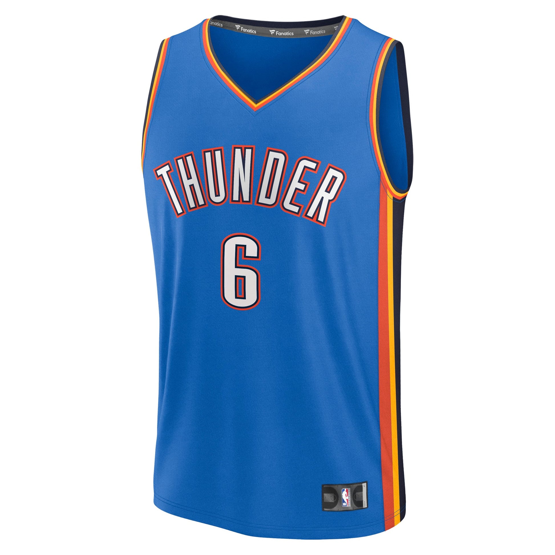 Men's Oklahoma City Thunder Jaylin Williams Fanatics Blue Fast Break Replica Player Jersey - Icon Edition