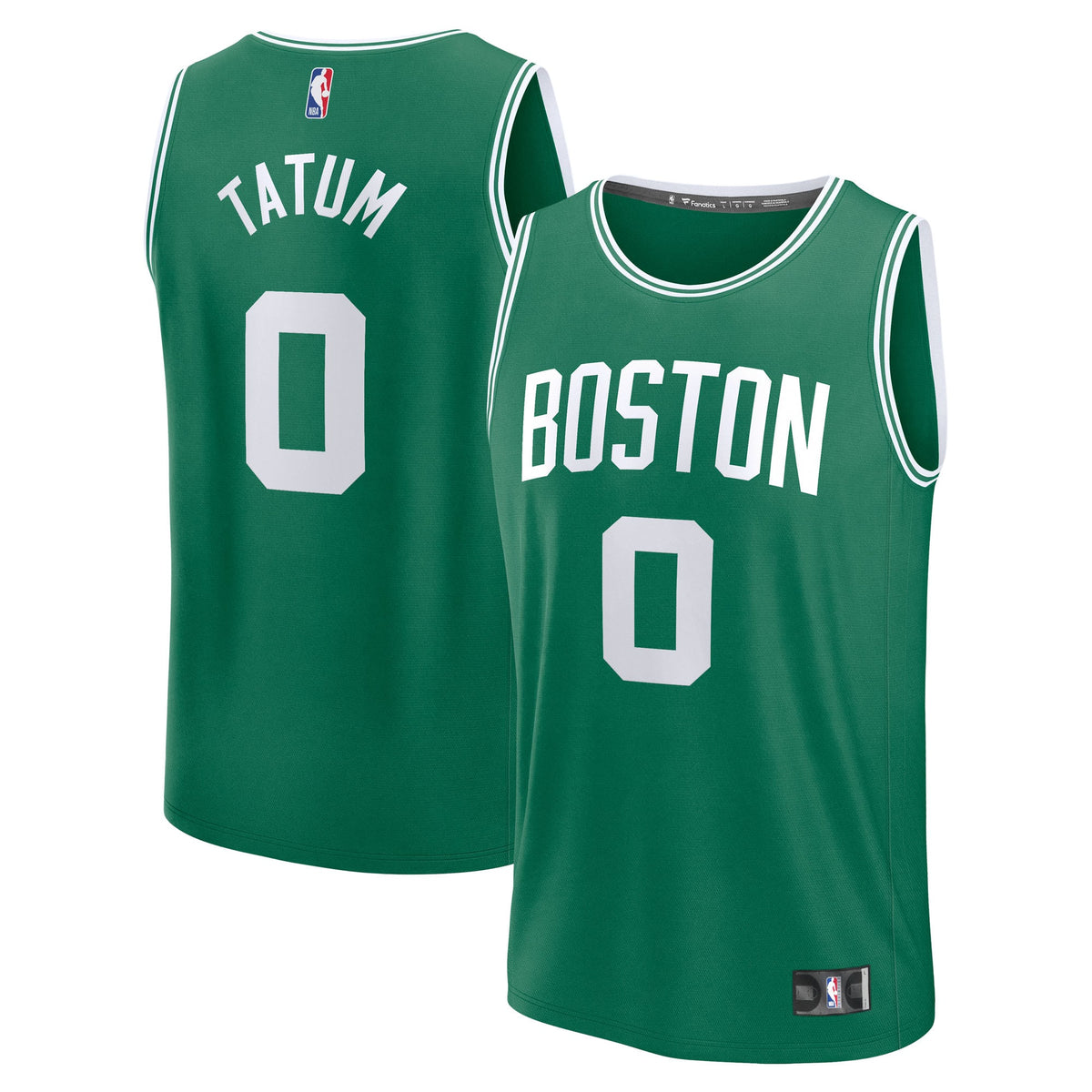 Men's Boston Celtics Jayson Tatum Fanatics Kelly Green Fast Break Replica Player Jersey - Icon Edition