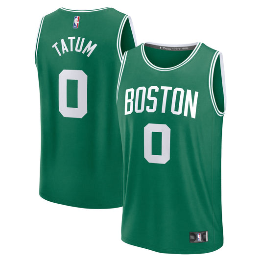 Men's Boston Celtics Jayson Tatum Fanatics Kelly Green Fast Break Replica Player Jersey - Icon Edition