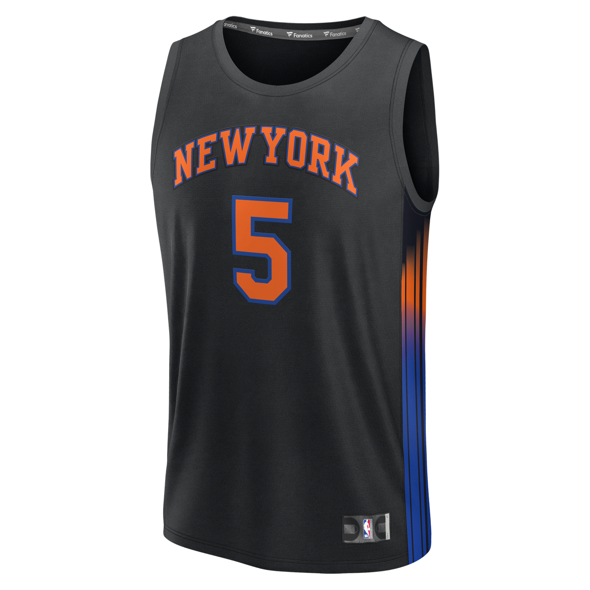 Men's New York Knicks Jose Alvarado Fanatics Black Fast Break Replica Jersey - Statement Edition