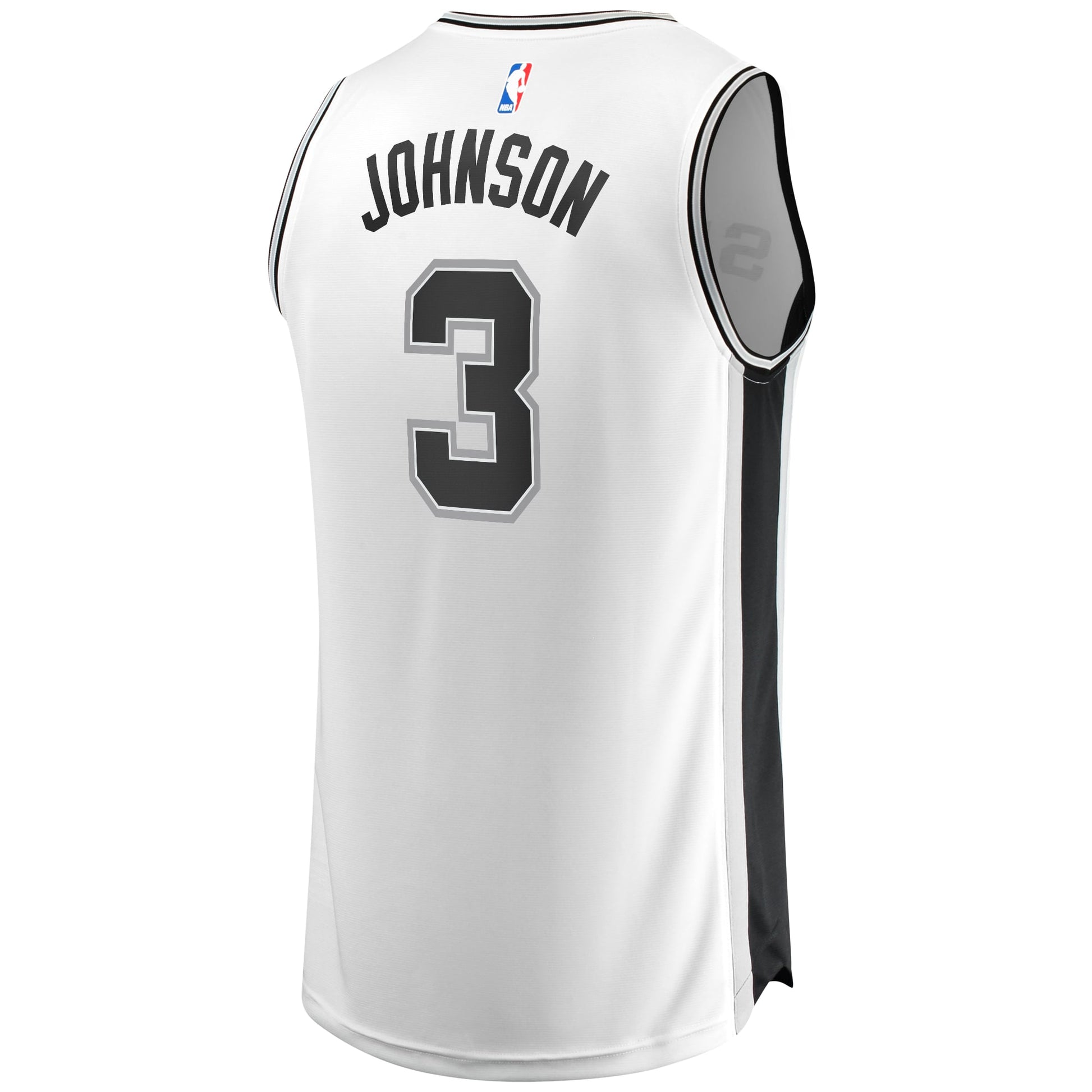 Men's San Antonio Spurs Keldon Johnson Fanatics White Fast Break Association Jersey