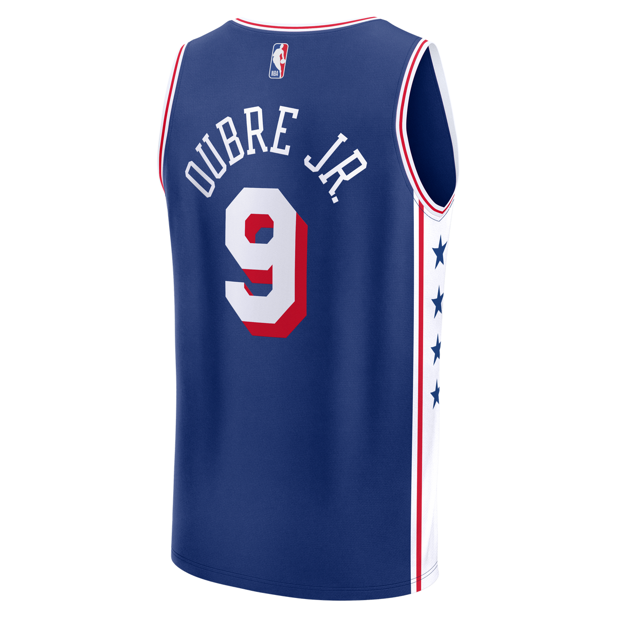 Men's Philadelphia 76ers Kelly Oubre Jr. Fanatics Blue Fast Break Jersey - Icon Edition