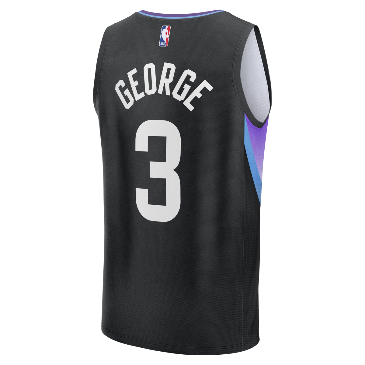 Men's Utah Jazz Keyonte George Fanatics Black Fast Break Replica Jersey - Statement Edition