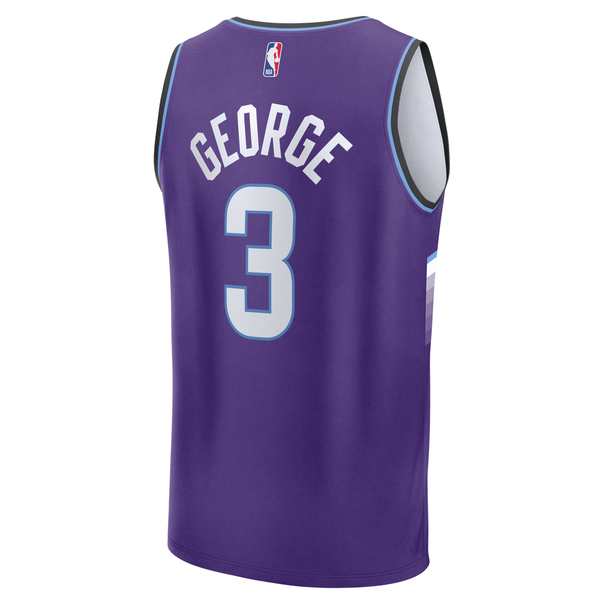 Men's Utah Jazz Keyonte George Fanatics Purple Fast Break Replica Jersey - Icon Edition