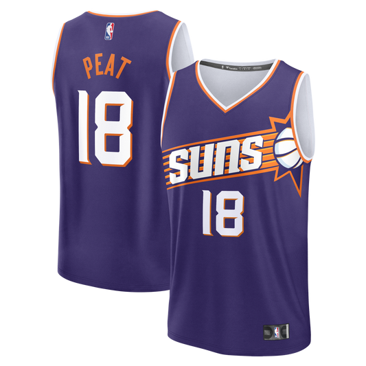 Men's Phoenix Suns Koa Peat Fanatics Purple Fast Break Jersey - Icon Edition