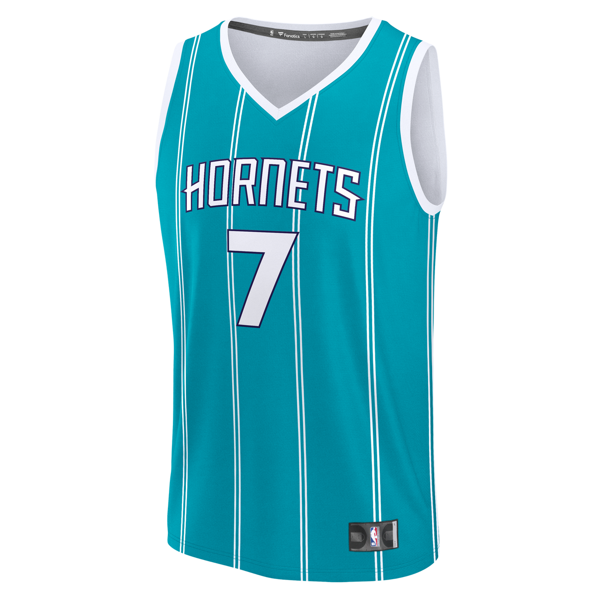 Men's Charlotte Hornets Kon Knueppel Fanatics Teal 2025 NBA Draft First Round Pick Fast Break Replica Jersey - Icon Edition